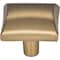 Elements 1-1/8" Overall Length Satin Bronze Square Glendale Cabinet Knob 525SBZ - alternate 6